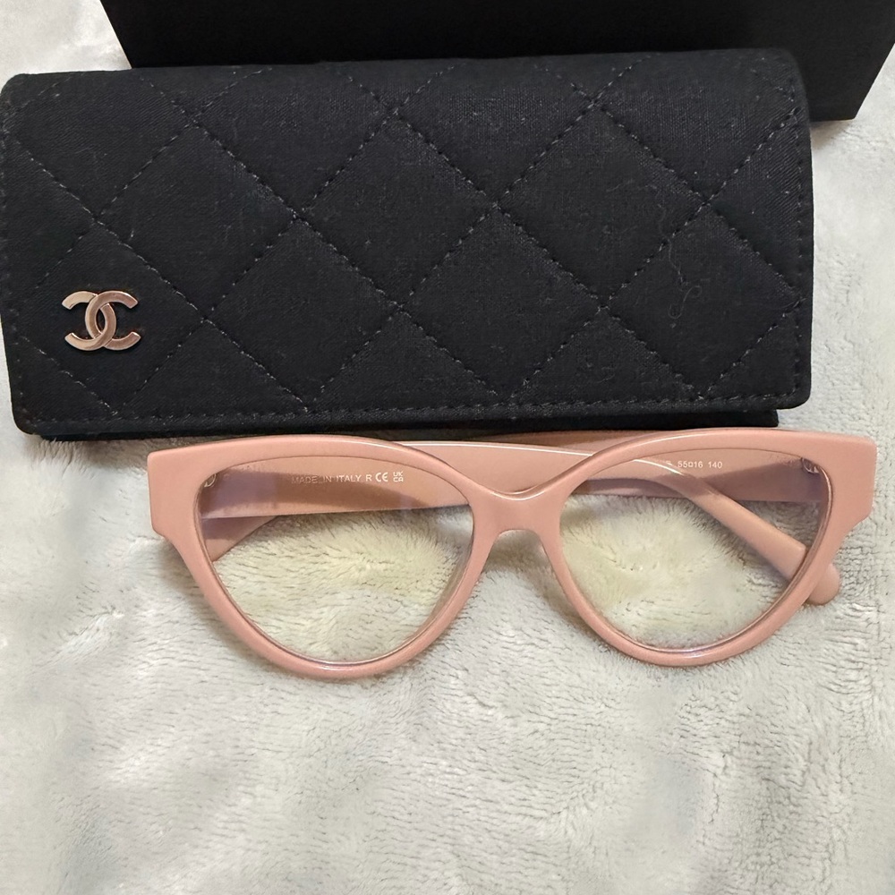 CHANEL CH3436 Pink Cat-Eye Glasses